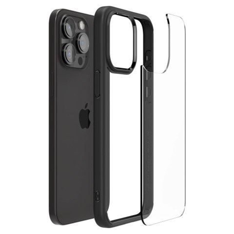 Etui Spigen Ultra Hybrid na iPhone 15 Pro - czarny mat Etui Spigen Ultra Hybrid na iPhone 15 Pro - czarny mat