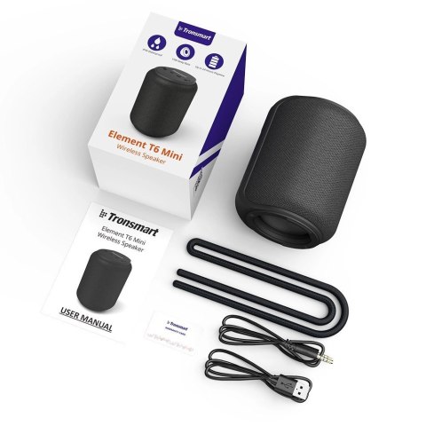 Bezprzewodowy głośnik Tronsmart T6 Mini Bluetooth 5.3 15W - czarny