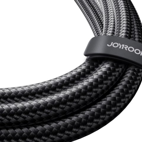 Kabel Joyroom Speedy Series S-A21 2w1 USB-C - USB-C / USB-C 100W 1.5m - czarny Kabel Joyroom Speedy Series S-A21 2w1 USB-C - USB-C / USB-C 100W 1.5m - czarny