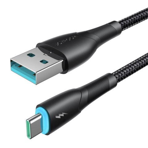 Kabel Joyroom Starry Series SA32-AC3 3A USB-A / USB-C 1m - czarny Kabel Joyroom Starry Series SA32-AC3 3A USB-A / USB-C 1m - czarny