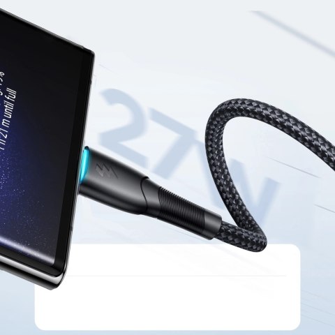 Kabel Joyroom Starry Series SA32-AC3 3A USB-A / USB-C 1m - czarny Kabel Joyroom Starry Series SA32-AC3 3A USB-A / USB-C 1m - czarny