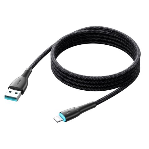 Kabel Joyroom Starry Series SA32-AL3 3A USB-A / Lightning 1m - czarny Kabel Joyroom Starry Series SA32-AL3 3A USB-A / Lightning 1m - czarny