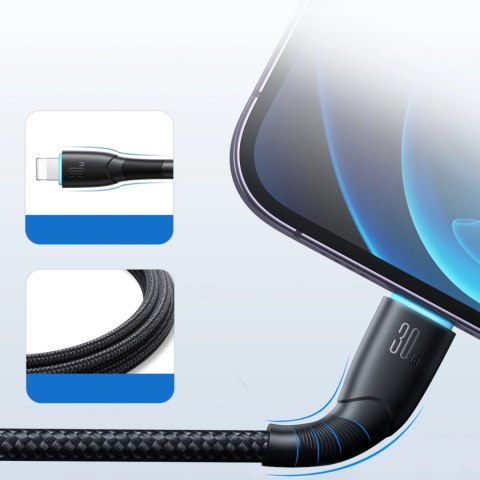 Kabel Joyroom Starry Series SA32-CL3 30W USB-C / Lightning 1m - czarny Kabel Joyroom Starry Series SA32-CL3 30W USB-C / Lightning 1m - czarny