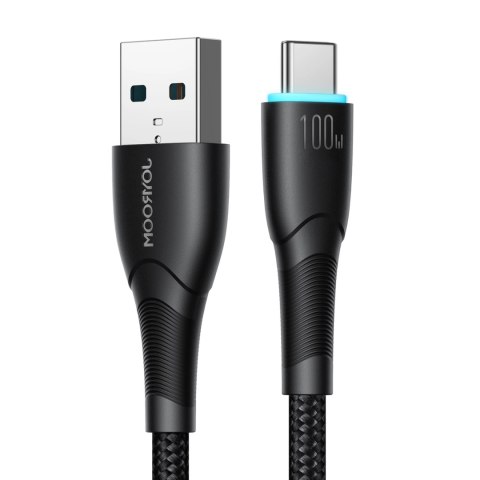 Kabel Joyroom Starry series SA32-AC6 100W USB-A / USB-C 1m - czarny Kabel Joyroom Starry series SA32-AC6 100W USB-A / USB-C 1m - czarny