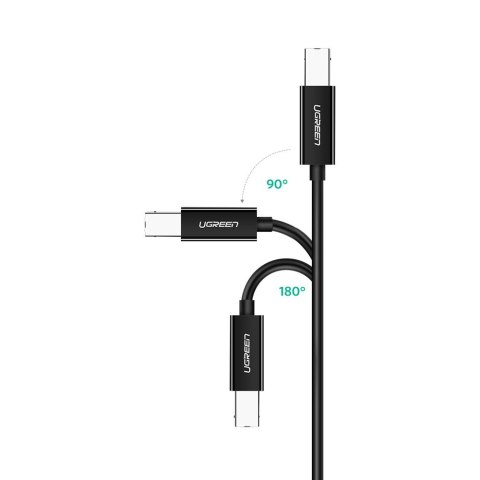 Kabel Ugreen US241 USB-C 2.0 - USB-B 1 m - czarny Kabel Ugreen US241 USB-C 2.0 - USB-B 1 m - czarny