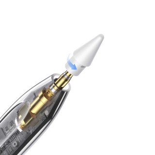 Rysik z aktywną końcówką Baseus Smooth Writing 2 Overseas Edition do iPad z wymienną końcówką - biały