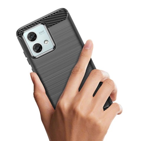 Etui Carbon Case do Motorola Moto G84 - czarne Etui Carbon Case do Motorola Moto G84 - czarne