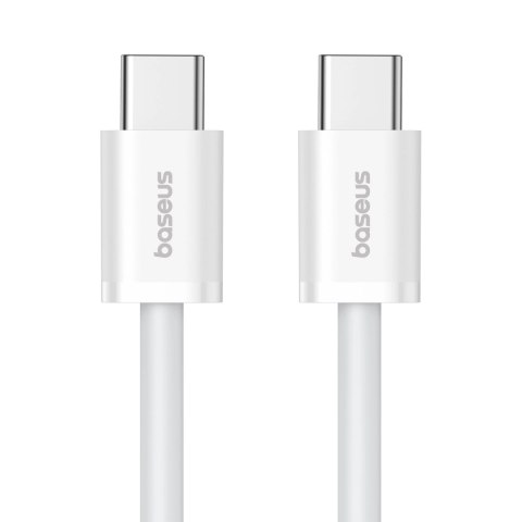 Kabel Baseus Superior Series ll USB-C - USB-C 30W 480Mb/s 1m - biały Kabel Baseus Superior Series ll USB-C - USB-C 30W 480Mb/s 1m - biały
