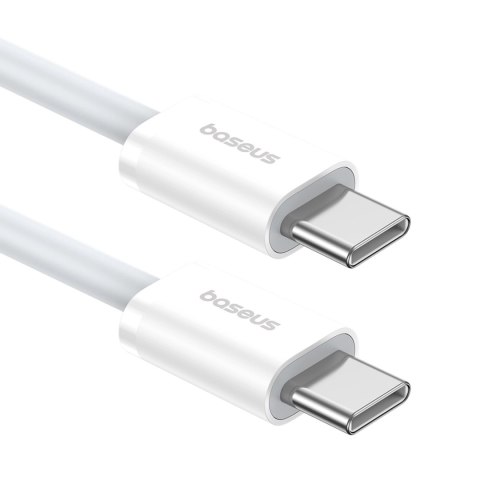 Kabel Baseus Superior Series ll USB-C - USB-C 30W 480Mb/s 1m - biały Kabel Baseus Superior Series ll USB-C - USB-C 30W 480Mb/s 1m - biały