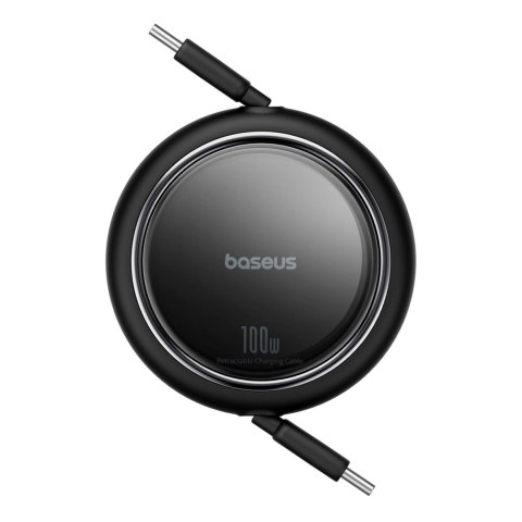 Kabel wysuwany Baseus Free2Draw Mini USB-C - USB-C 100W 1m - czarny Kabel wysuwany Baseus Free2Draw Mini USB-C - USB-C 100W 1m - czarny
