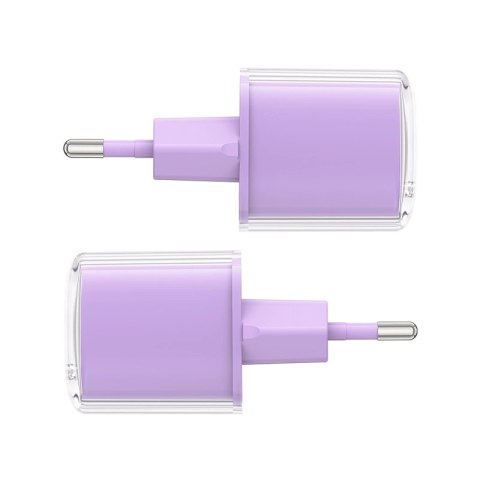 Ładowarka Acefast A53 PD 30W GaN USB-C z wyświetlaczem - fioletowa Ładowarka Acefast A53 PD 30W GaN USB-C z wyświetlaczem - fioletowa