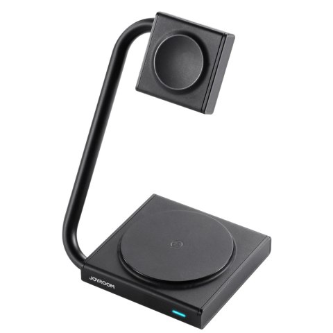 Ładowarka indukcyjna 2w1 Joyroom JR-WQN05 15W MagSafe / Qi składana - czarna Ładowarka indukcyjna 2w1 Joyroom JR-WQN05 15W MagSafe / Qi składana - czarna