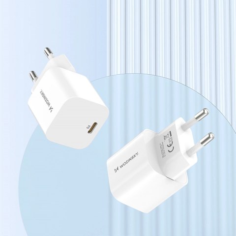 Ładowarka sieciowa Wozinsky CMWCS USB-C PD 20W - biała Ładowarka sieciowa Wozinsky CMWCS USB-C PD 20W - biała