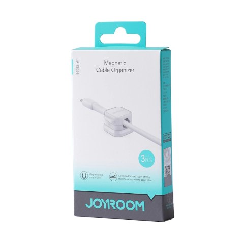 Organizer do kabli Joyroom JR-ZS368 magnetyczny - biały (3 szt.)