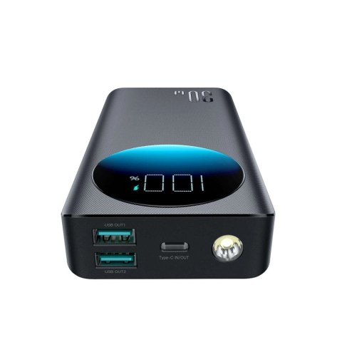 Powerbank Joyroom JR-PBF03 30W 30000mAh + kabel USB-A - USB-C 0.25m - czarny Powerbank Joyroom JR-PBF03 30W 30000mAh + kabel USB-A - USB-C 0.25m - czarny