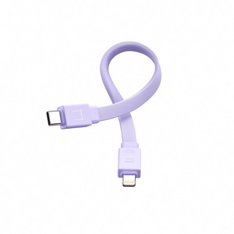 Powerbank Joyroom JR-PBM01 magnetyczny 10000mAh 20W z podstawką + kabel Lightning - USB-C - fioletowy Powerbank Joyroom JR-PBM01 magnetyczny 10000mAh 20W z podstawką + kabel Lightning - USB-C - fioletowy