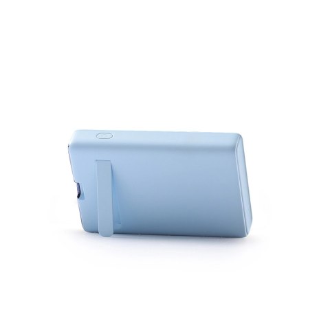 Powerbank Joyroom JR-PBM01 magnetyczny 10000mAh 20W z podstawką + kabel Lightning - USB-C - niebieski Powerbank Joyroom JR-PBM01 magnetyczny 10000mAh 20W z podstawką + kabel Lightning - USB-C - niebieski