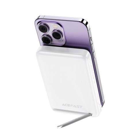 Powerbank indukcyjny Acefast M6 PD 20W 10000mAh + kabel - biały Powerbank indukcyjny Acefast M6 PD 20W 10000mAh + kabel - biały