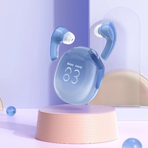 Słuchawki bezprzewodowe Acefast T9 Bluetooth 5.3 douszne - niebieskie