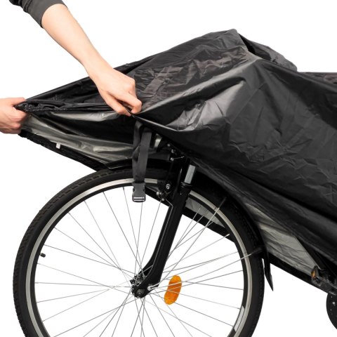 Wodoodporny pokrowiec na rower rozmiar XL - czarny Wodoodporny pokrowiec na rower rozmiar XL - czarny