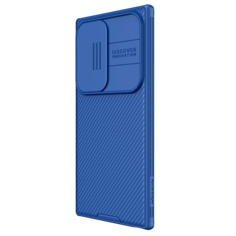 Etui Nillkin CamShield Pro pancerne z osłona na aparat do Samsung Galaxy S24 Ultra - niebieskie