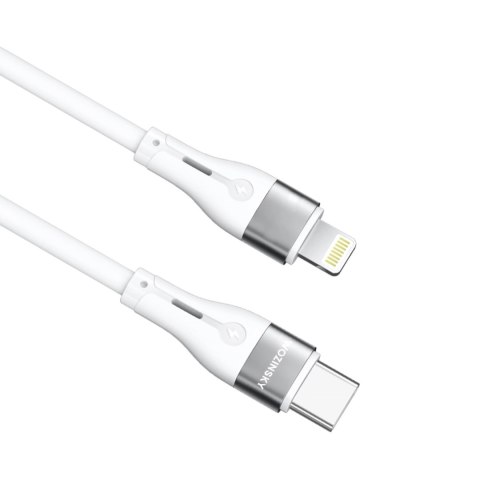 Kabel Wozinsky WSTCL1 Lightning / USB-C PD 27W 1 m - biały Kabel Wozinsky WSTCL1 Lightning / USB-C PD 27W 1 m - biały
