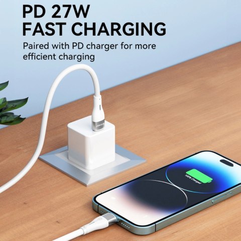 Kabel Wozinsky WSTCL2 Lightning / USB-C PD 27W 2 m - biały Kabel Wozinsky WSTCL2 Lightning / USB-C PD 27W 2 m - biały