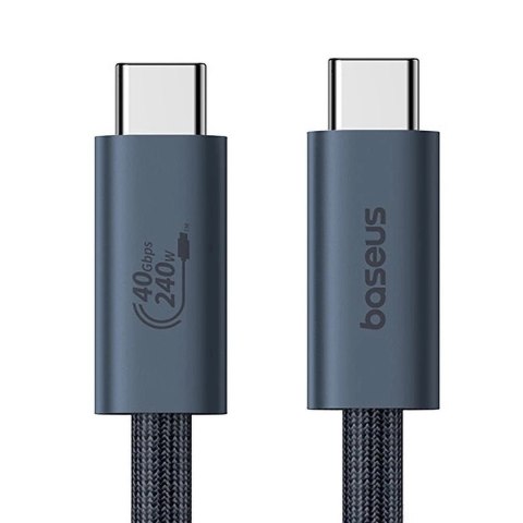 Kabel Baseus CB000068 USB-C - USB-C 240W PD 8K 60Hz 1m - czarny Kabel Baseus CB000068 USB-C - USB-C 240W PD 8K 60Hz 1m - czarny