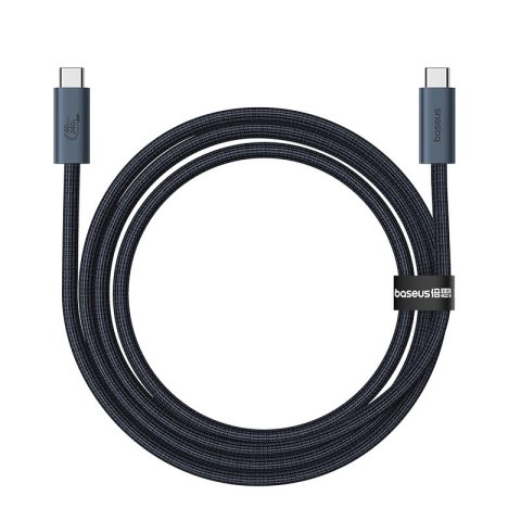 Kabel Baseus CB000068 USB-C - USB-C 240W PD 8K 60Hz 1m - czarny Kabel Baseus CB000068 USB-C - USB-C 240W PD 8K 60Hz 1m - czarny