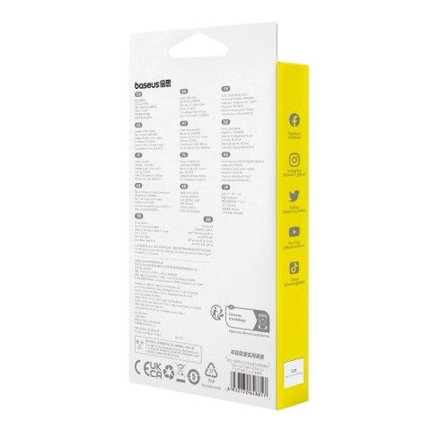 Kabel Baseus CB000068 USB-C - USB-C 240W PD 8K 60Hz 1m - czarny Kabel Baseus CB000068 USB-C - USB-C 240W PD 8K 60Hz 1m - czarny