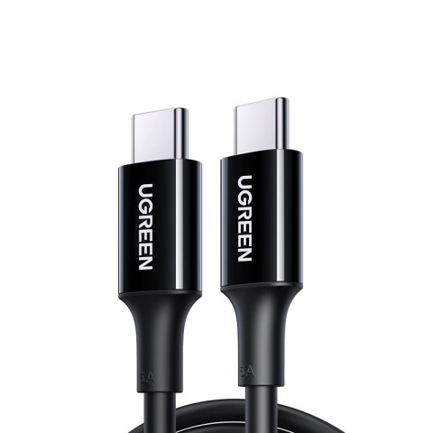 Kabel Ugreen US300 USB-C / USB-C 480Mb/s 5A 1m - czarny Kabel Ugreen US300 USB-C / USB-C 480Mb/s 5A 1m - czarny
