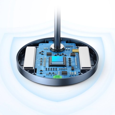 Stacja ładująca 2w1 Ugreen CD317 MagSafe / Qi - czarna Stacja ładująca 2w1 Ugreen CD317 MagSafe / Qi - czarna