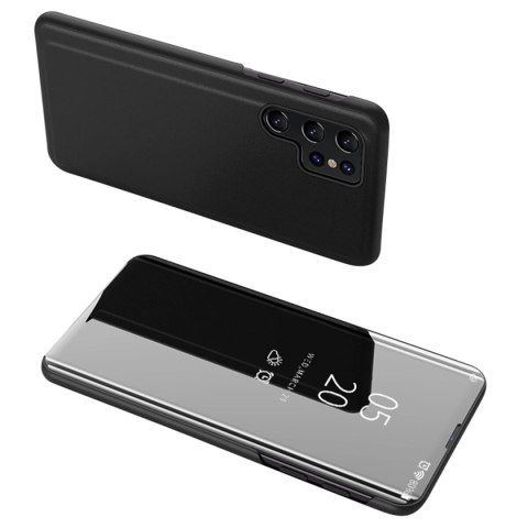 Etui Clear View Case do Xiaomi POCO C65 / Redmi 13C z klapką - czarne Etui Clear View Case do Xiaomi POCO C65 / Redmi 13C z klapką - czarne