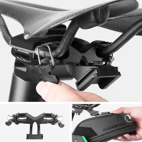 Torba rowerowa Rockbros C27-1 pod siodełko - czarna Torba rowerowa Rockbros C27-1 pod siodełko - czarna