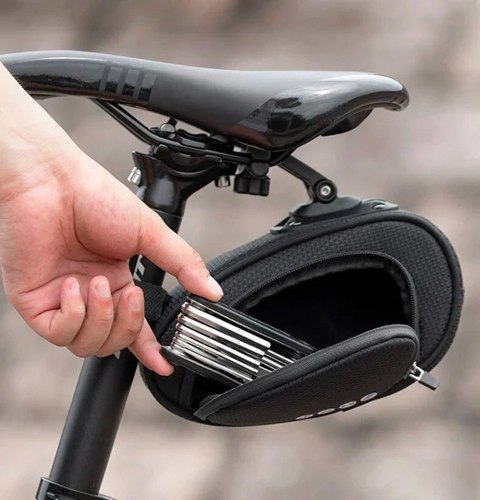 Torba rowerowa Rockbros C40 pod siodełko - czarna Torba rowerowa Rockbros C40 pod siodełko - czarna