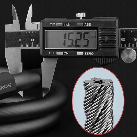 Zapięcie rowerowe Rockbros RKS507-1BK na szyfr 1,8m - czarne Zapięcie rowerowe Rockbros RKS507-1BK na szyfr 1,8m - czarne