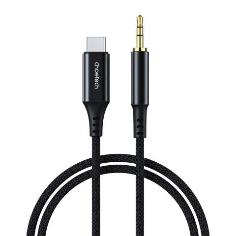 Kabel Choetech AUX006 USB-C / mini jack 3.5mm 1 m - czarny Kabel Choetech AUX006 USB-C / mini jack 3.5mm 1 m - czarny