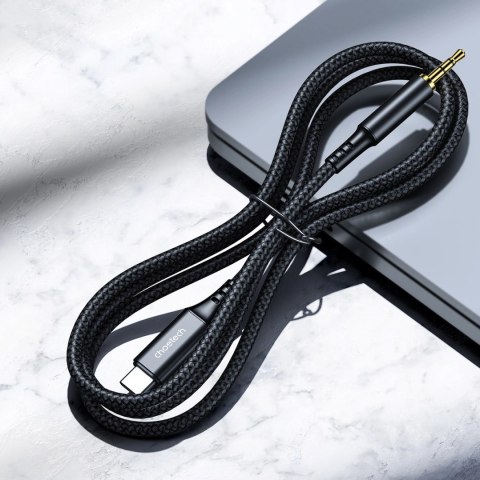 Kabel Choetech AUX006 USB-C / mini jack 3.5mm 1 m - czarny Kabel Choetech AUX006 USB-C / mini jack 3.5mm 1 m - czarny