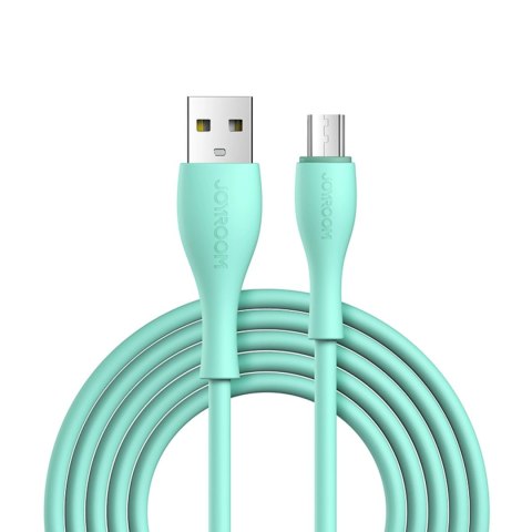 Kabel Joyroom Bowling Data Cable S-2030M8 USB-A / micro USB 3A 2m - zielony Kabel Joyroom Bowling Data Cable S-2030M8 USB-A / micro USB 3A 2m - zielony