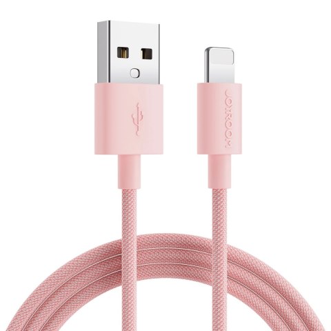 Kabel Joyroom Colorful Data Cable S-2030M13 USB-A / Lightning 2.4A 2m - różowy Kabel Joyroom Colorful Data Cable S-2030M13 USB-A / Lightning 2.4A 2m - różowy