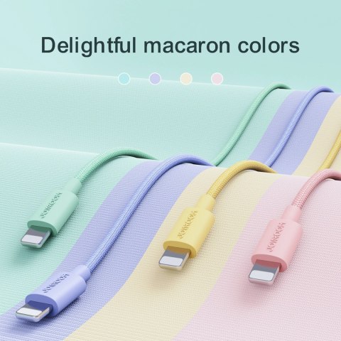 Kabel Joyroom Colorful Data Cable S-2030M13 USB-A / Lightning 2.4A 2m - różowy Kabel Joyroom Colorful Data Cable S-2030M13 USB-A / Lightning 2.4A 2m - różowy