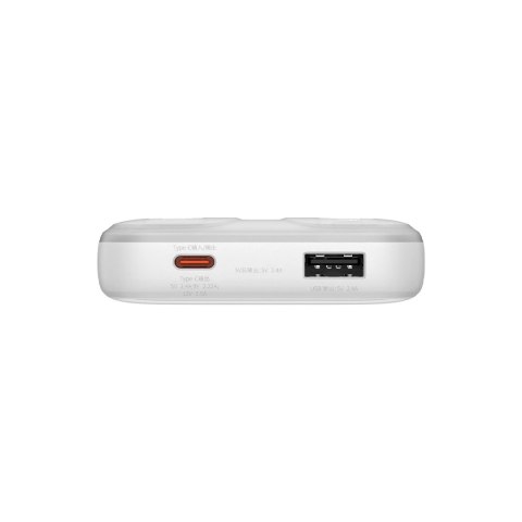 Powerbank Baseus Comet Series z wyświetlaczem 10000mAh 22.5W - biały + kabel USB-A - USB-C