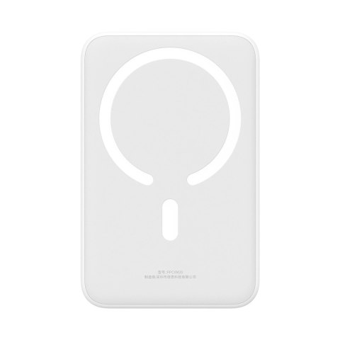 Powerbank Baseus Magnetic Mini 20000 mAh 20W - biały + kabel USB-C / USB-C