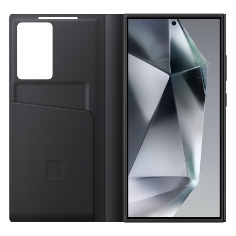 Etui Samsung Smart View Wallet EF-ZS928CBEGWW z klapką do Samsung Galaxy S24 Ultra - czarne Etui Samsung Smart View Wallet EF-ZS928CBEGWW z klapką do Samsung Galaxy S24 Ultra - czarne