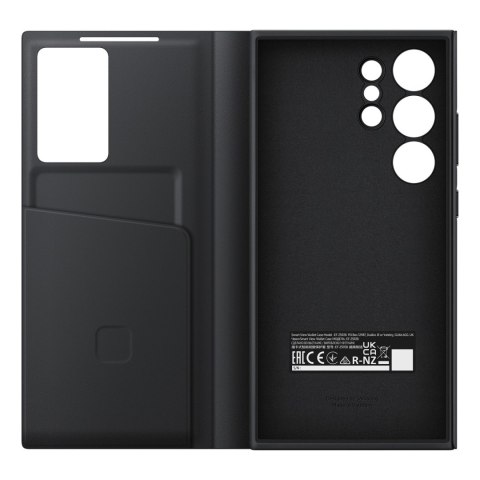 Etui Samsung Smart View Wallet EF-ZS928CBEGWW z klapką do Samsung Galaxy S24 Ultra - czarne Etui Samsung Smart View Wallet EF-ZS928CBEGWW z klapką do Samsung Galaxy S24 Ultra - czarne