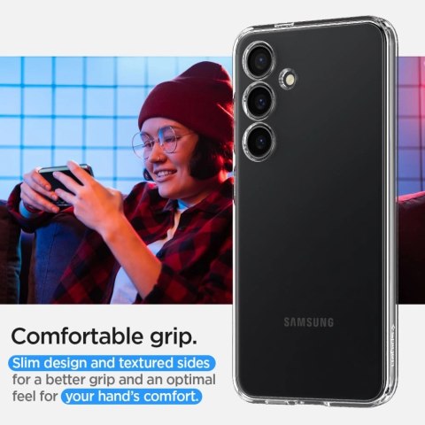 Etui Spigen Liquid Crystal na Samsung Galaxy S24+ - przezroczyste