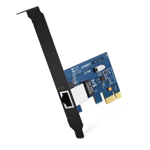 Karta sieciowa Ugreen US230 Gigabit 10/100/1000Mbps PCI-E - czarna