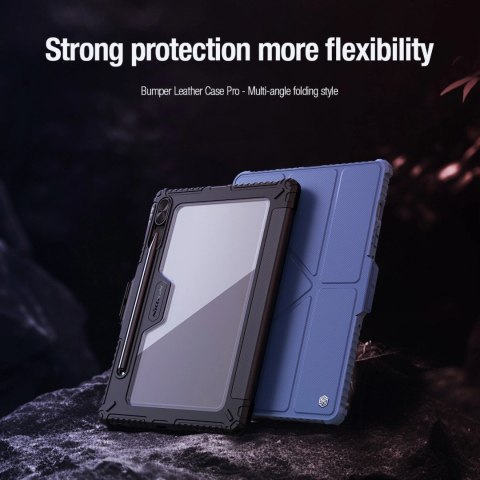 Etui Nillkin Bumper Leather Case Pro na Samsung Galaxy Tab S9 - czarne