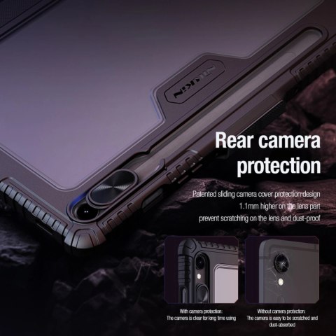 Etui Nillkin Bumper Leather Case Pro na Samsung Galaxy Tab S9 - czarne