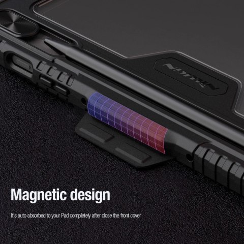 Etui Nillkin Bumper Leather Case Pro na Samsung Galaxy Tab S9 - czarne